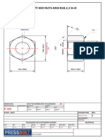 Heavy Hex Nuts Ansi B18.2.2 H D: Marcatura