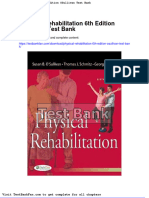 Physical Rehabilitation 6th Edition Osullivan Test Bank PDF