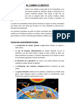 El Cambio Climatico