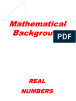 Lecture 2 Mathematical Background