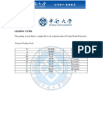 Csu Grading Scale