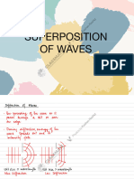 Superposition of Waves