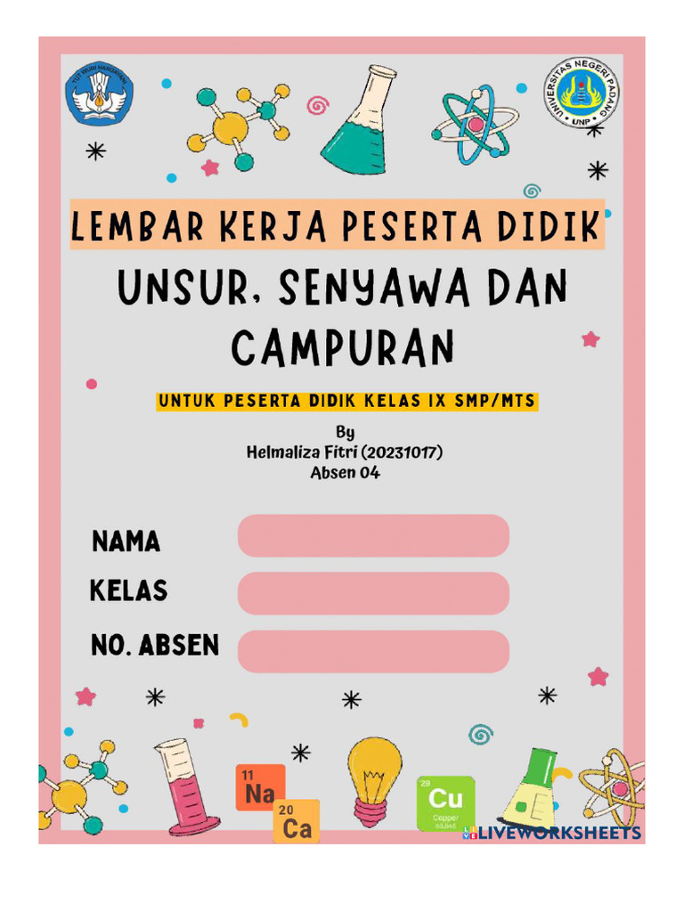 Lkpd senyawa unsur dan campuran pdf