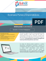 Programa Excel para Pymes y Emprendedores