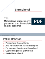 Air Dan Biomolekul