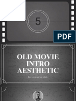 Old Movie Intro Aesthetic SlidesMania