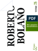 Bolaño, Roberto Les Putains Meurtrieres
