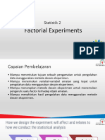 Minggu Ke-4 Dan Ke-5 Factorial Experiment