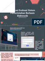 Paparan Aplikasi Evaluasi SPBE - Penilaian Interviu