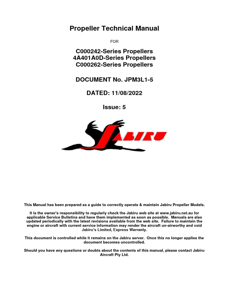 Propeller Manual PDF Aviation