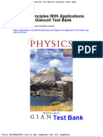 Physics Principles With Applications 7th Edition Giancoli Test Bank