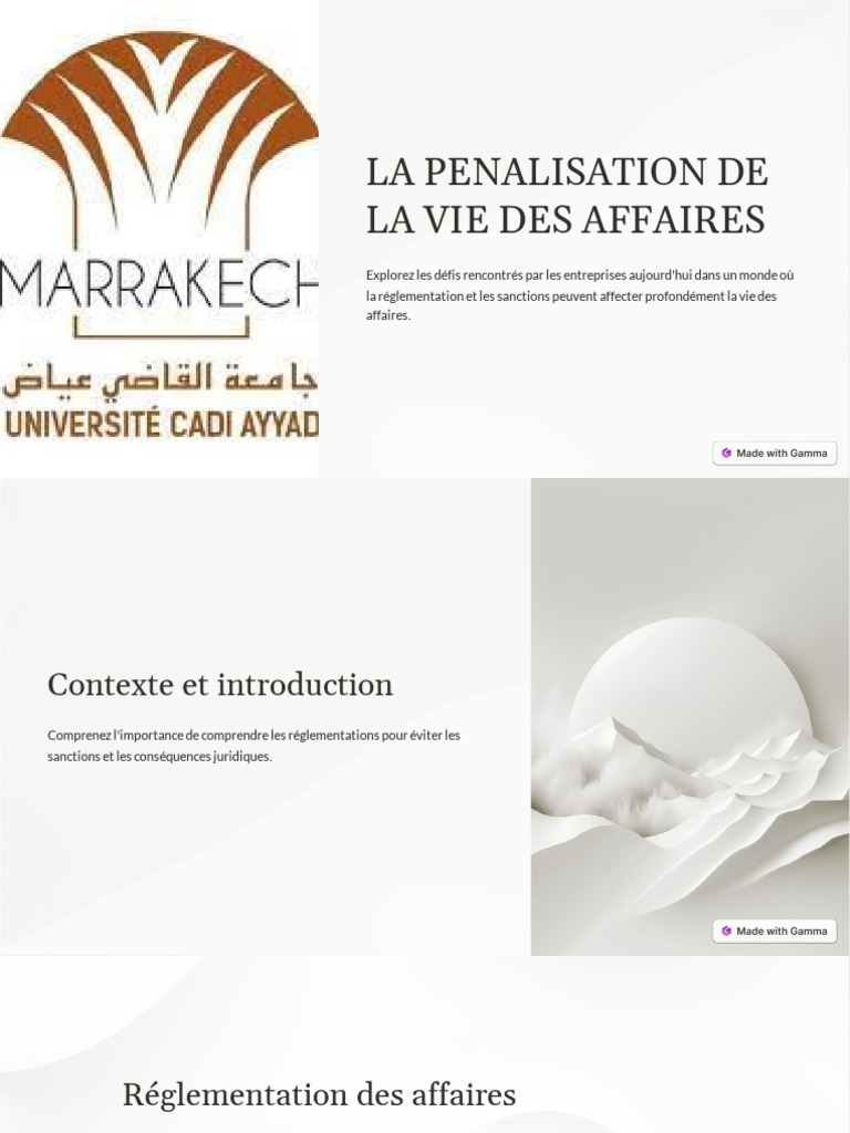 Pénalisation des entreprises : enjeux et solutions | PDF | Business ...