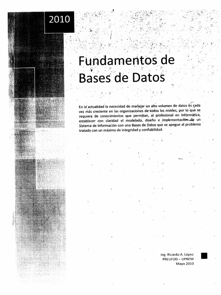 Libro Bases de Datos | PDF