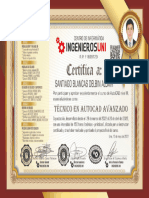 Certificado Autocad