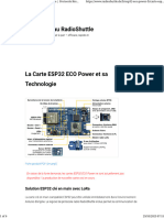 La Carte ESP32 ECO Power Et Sa Technologie - Protocole Réseau RadioShuttle