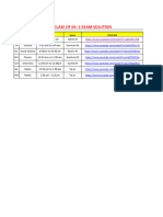 SA1 Exam Paper Solution - Live Classes Schedule PDF