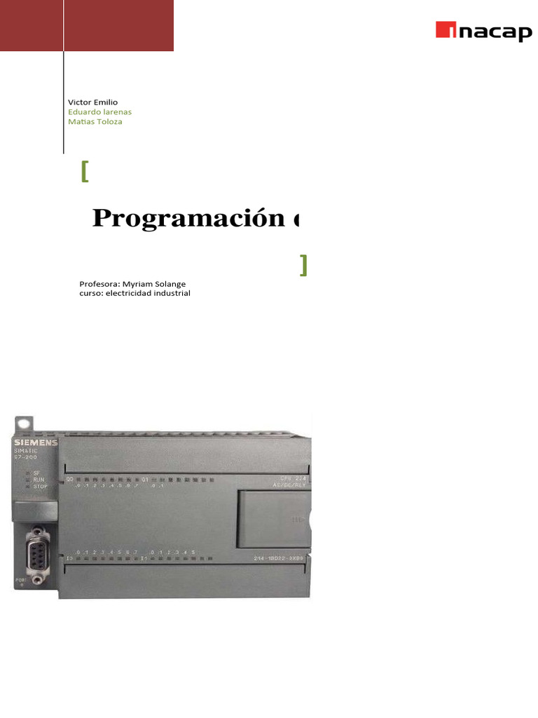 Introducción a los PLC en Electricidad Industrial | PDF | Controlador ...