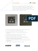 Teleadapt Mediahub Mini Ta3350 Specification Sheet