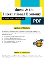 Business & The International Economy