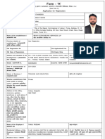 Application For Registration