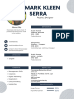 Blue Professional Modern CV Resume