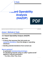 Hazard Operability Analysis (Hazop) : Annex I.6