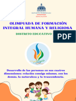 Olimpiada de Formación Integral y Humana