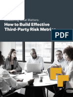 How To Build Effective Third Party Risk Metrics