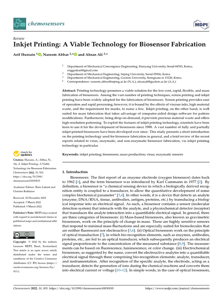 4 inkjet printing a viable technology for biosensor fabrication pdf