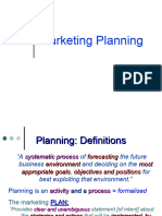 Marketing Planning, Organization and Control (1) MM