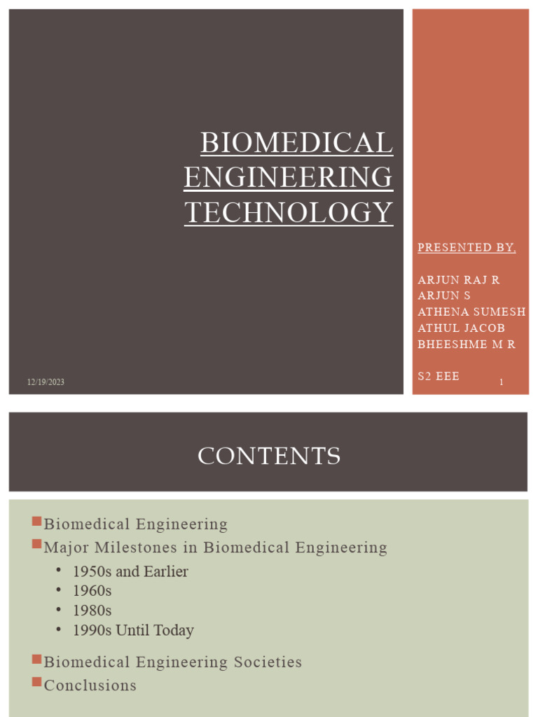 Biomedical Engineering Technology | Download Free PDF | Heart ...