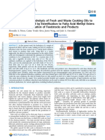 Subcritical Water Hydrolysis of Fresh and Waste Cooking Oils To Fatty Acids Followed by Esterification To Fatty Acid Methyl Esters Detailed Characterization of Feedstocks and Products