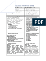 VERBS FOLLOWED by Infinitive or Gerund