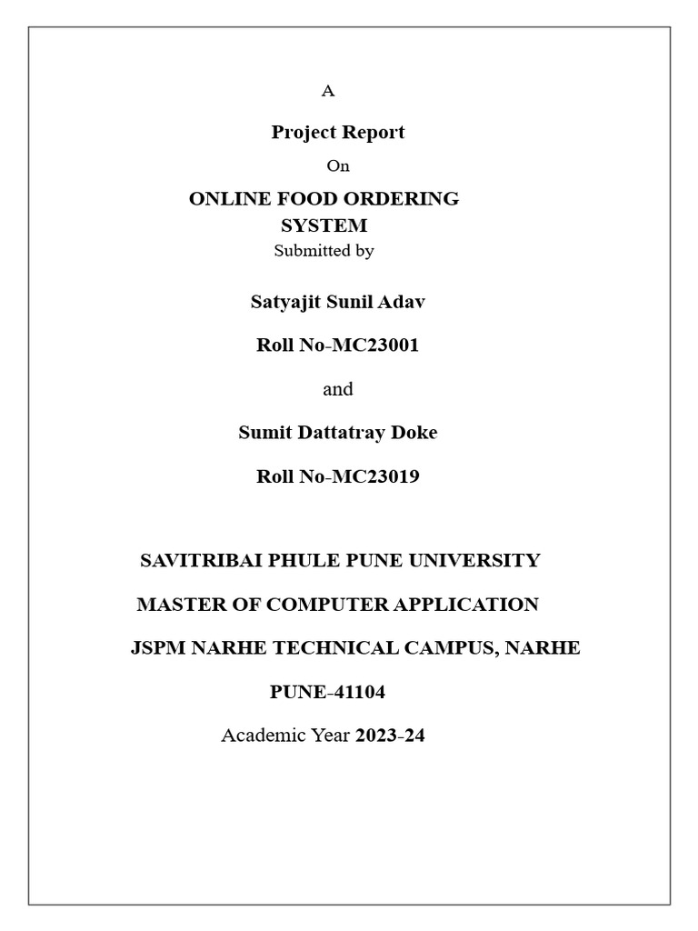 Project Report Final | PDF