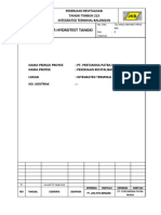 Hydrostatic Test Procedure Tank