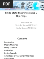 Finite State Machines Using D Flip-Flops