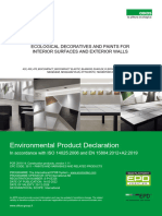 EPD - Environ - Tintas para Parede Interior e Exterior Biologica 2