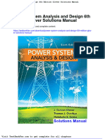 Power System Analysis and Design 6th Edition Glover Solutions Manual