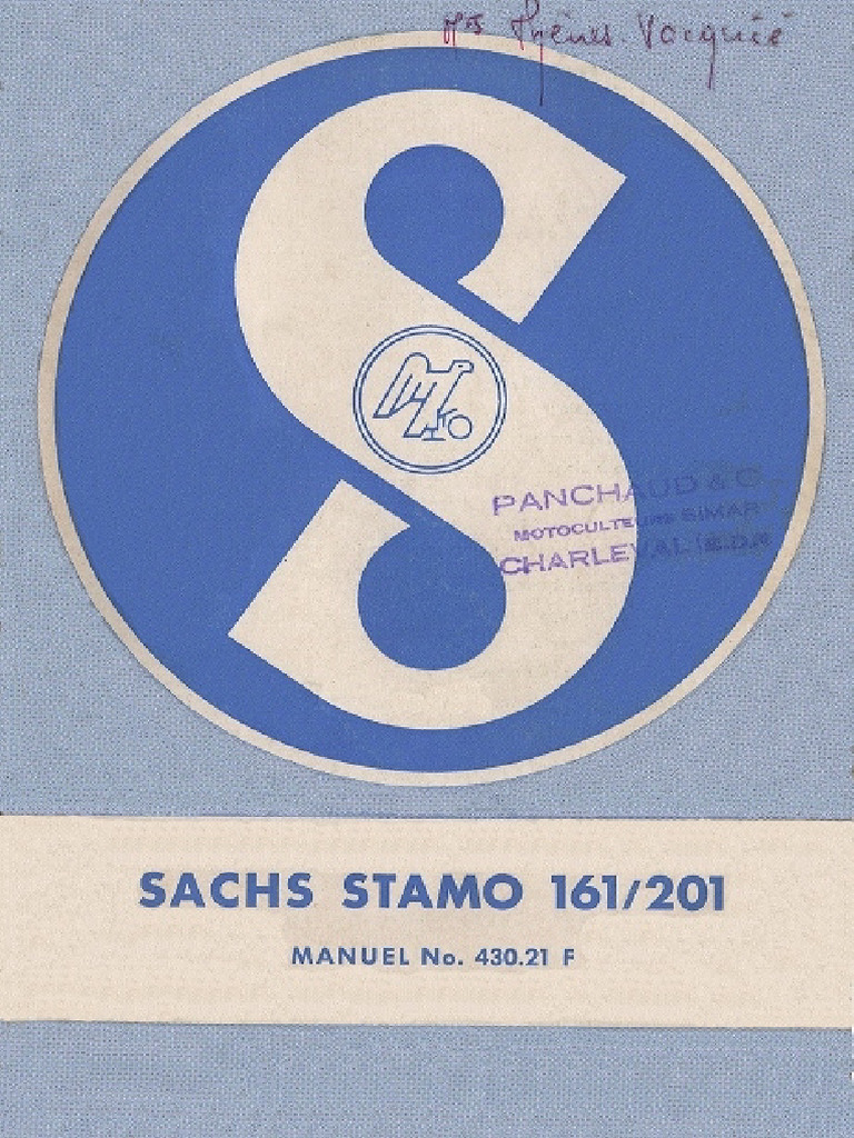 Istruzioni Di Riparazione Originali Sachs (Nr.: 419.8) - Stamo 76 - Foto 11