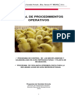 Manual de Procedimientos Operativos: Plan Nacional de Sanidad Avícola (Res. Senasa #882/02)