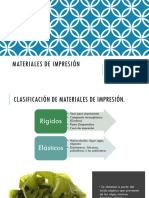 Clase Materiales de Impresion Alginato y Rigidos