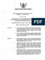 Nomor 22-Penjabaran Tugas Pokok Dan Fungsi Badan Perencanaan Pembangunan Daerah Kabupaten Musi Banyuasin