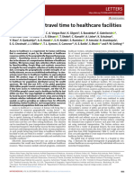 Global Maps of Travel Time To Healthcare Facilities: Letters