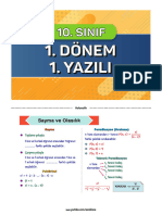 10 Sinif Yazili A4 PDF