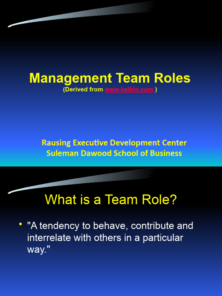 Belbin Team Roles Explained | PDF | Psychology | Behavioural Sciences