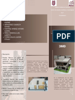 Brochure Triptico Constructora Moderno Marron