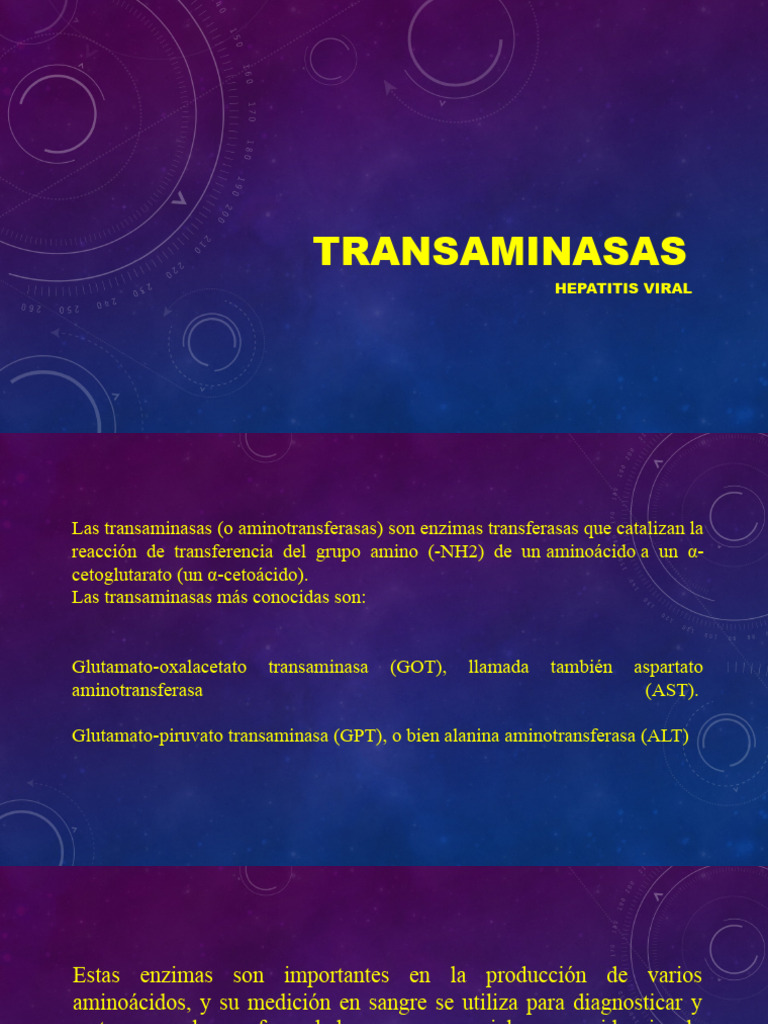 Equipo 6 Transaminasas Hepatitis Viral | PDF | Transaminasa | Hepatitis C