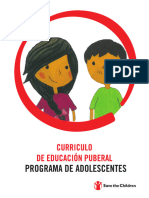 G1 Save The Children - Currículo Educación Puberal