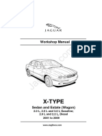 Jaguar Workshop Manual X-Type 2001-2009