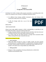  Module 5 Foreign Direct Investment & RBI